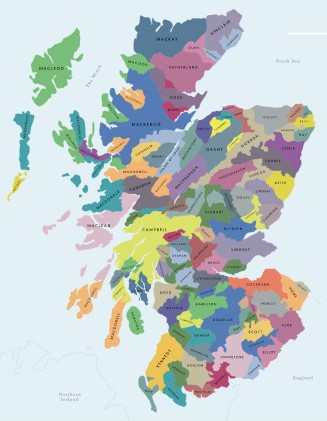 Lochcarron Clan Map